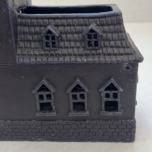Vintage Pottery Barn Vintage Wax Haunted House Votive Candle Holder Halloween - Picture 10 of 17